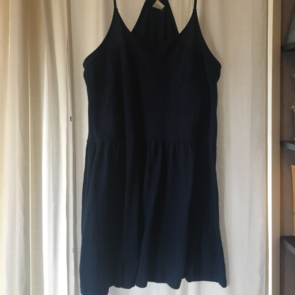 Navy Blue Roxy Summer Dress